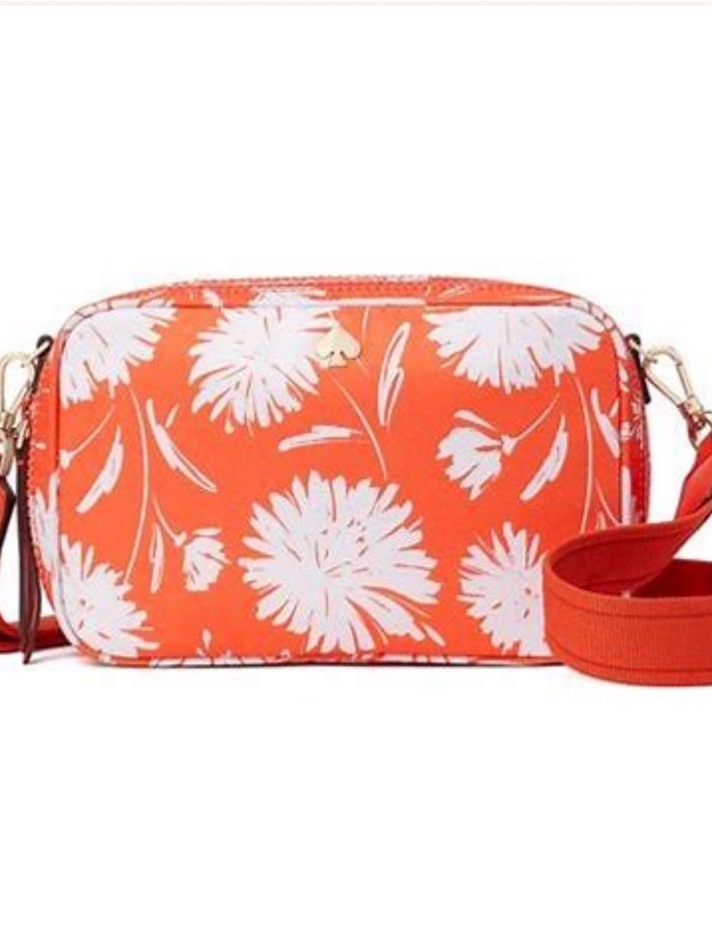 Kate Spade Jae Blossom Small Camera Crossbody – Orange Multi Floral